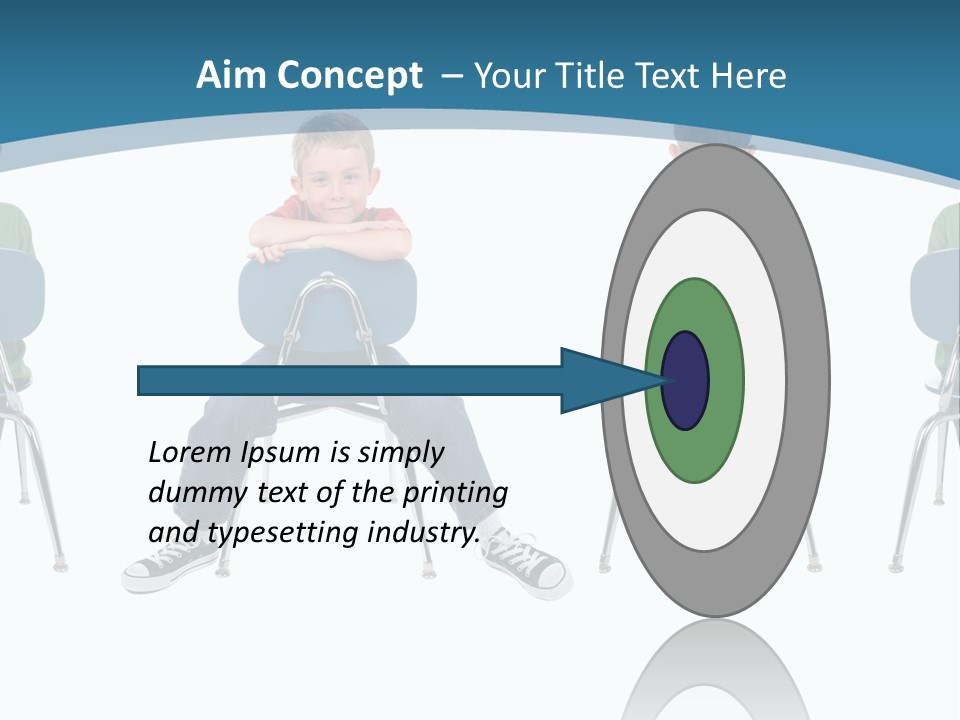 Person One Contrast PowerPoint Template