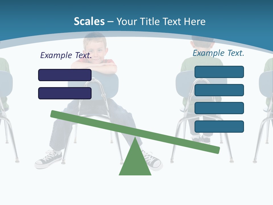 Person One Contrast PowerPoint Template