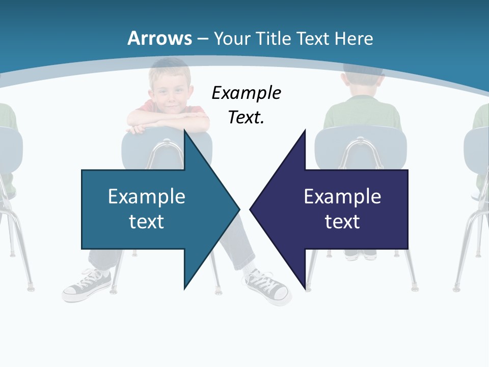 Person One Contrast PowerPoint Template