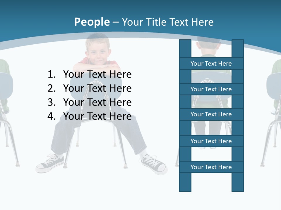 Person One Contrast PowerPoint Template