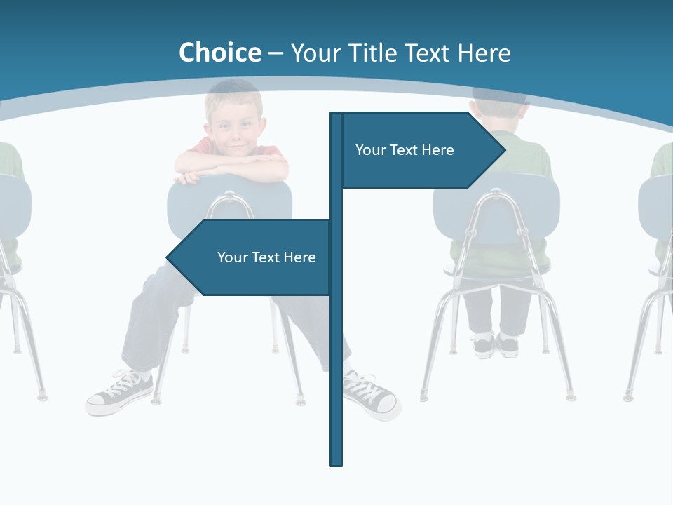 Person One Contrast PowerPoint Template