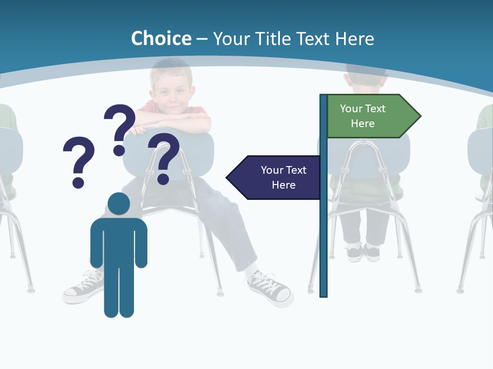 Person One Contrast PowerPoint Template