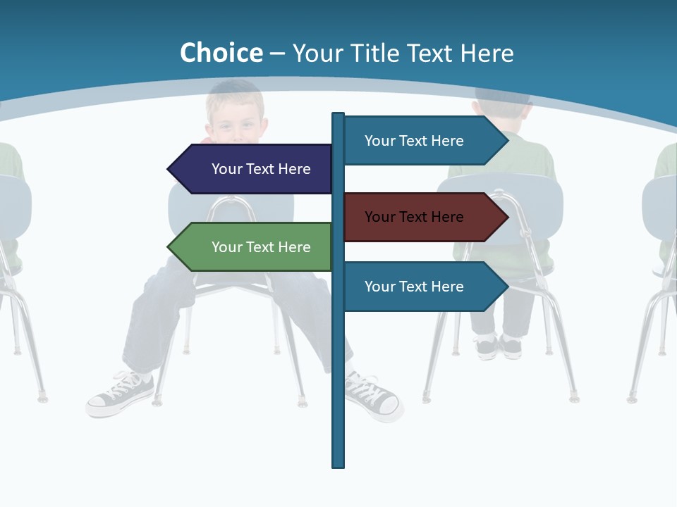 Person One Contrast PowerPoint Template
