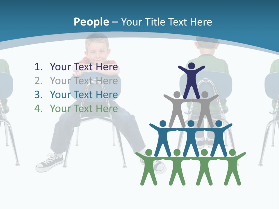 Person One Contrast PowerPoint Template