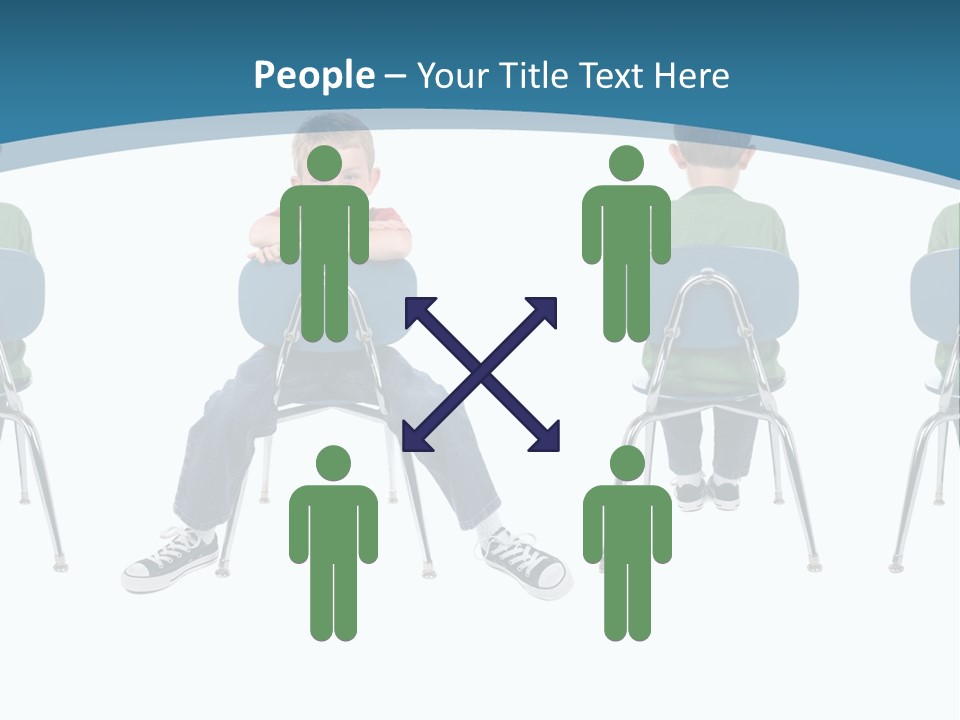 Person One Contrast PowerPoint Template