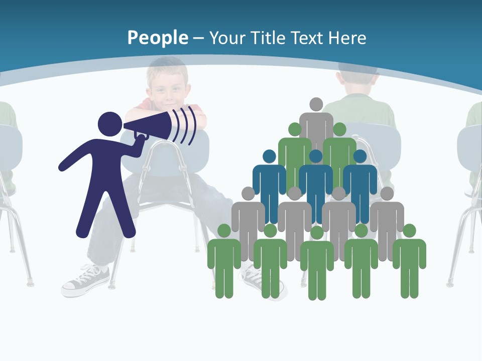 Person One Contrast PowerPoint Template