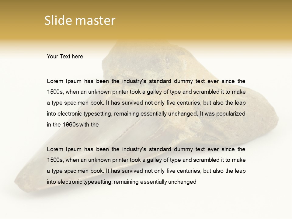 Predator Crown Background PowerPoint Template