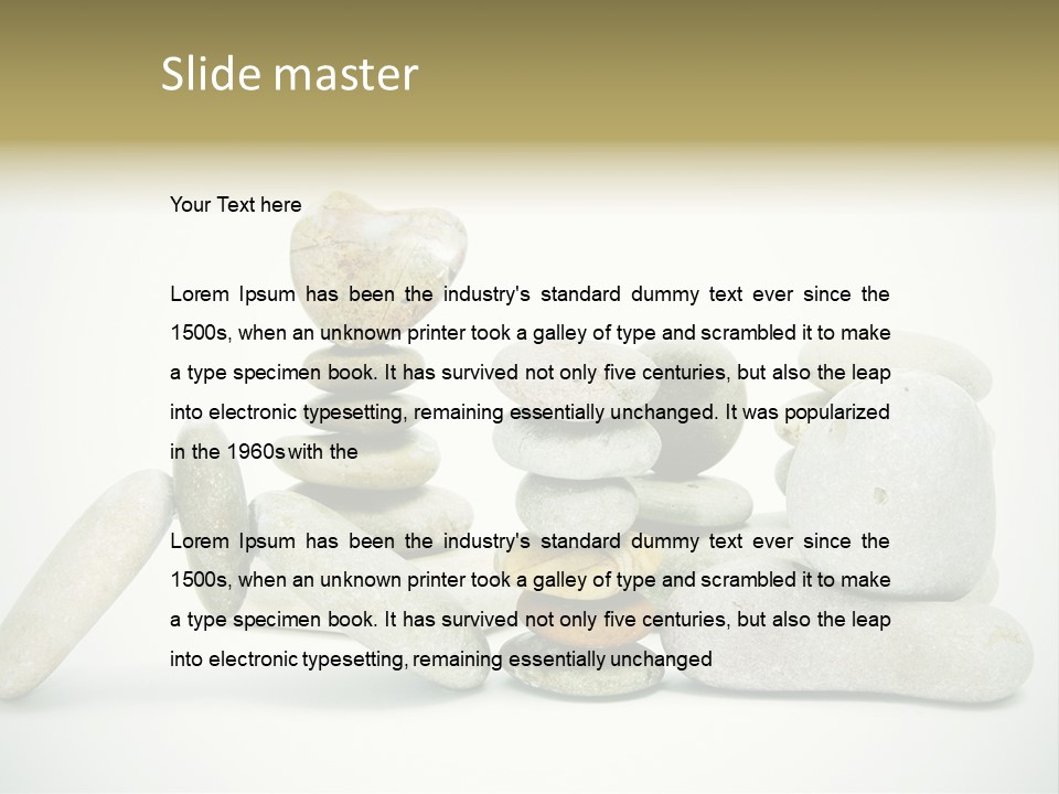 Spa Therapy Peace PowerPoint Template