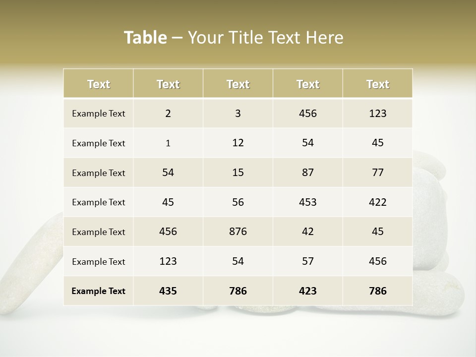 Spa Therapy Peace PowerPoint Template