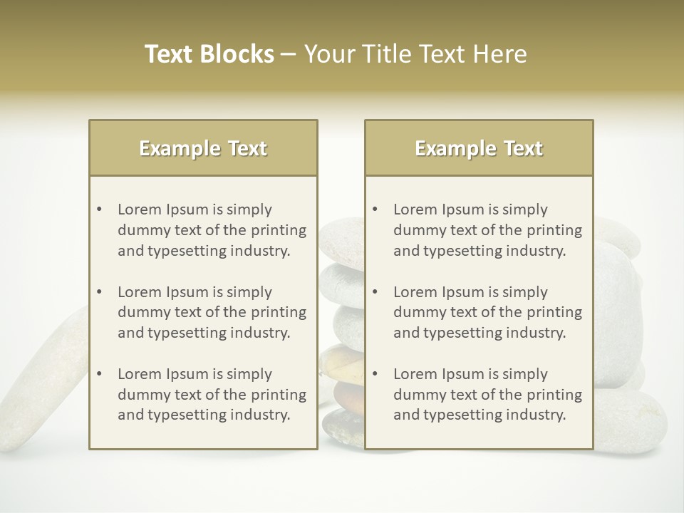 Spa Therapy Peace PowerPoint Template