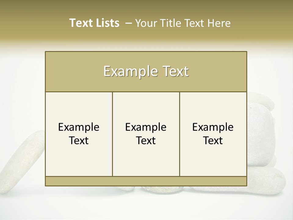 Spa Therapy Peace PowerPoint Template