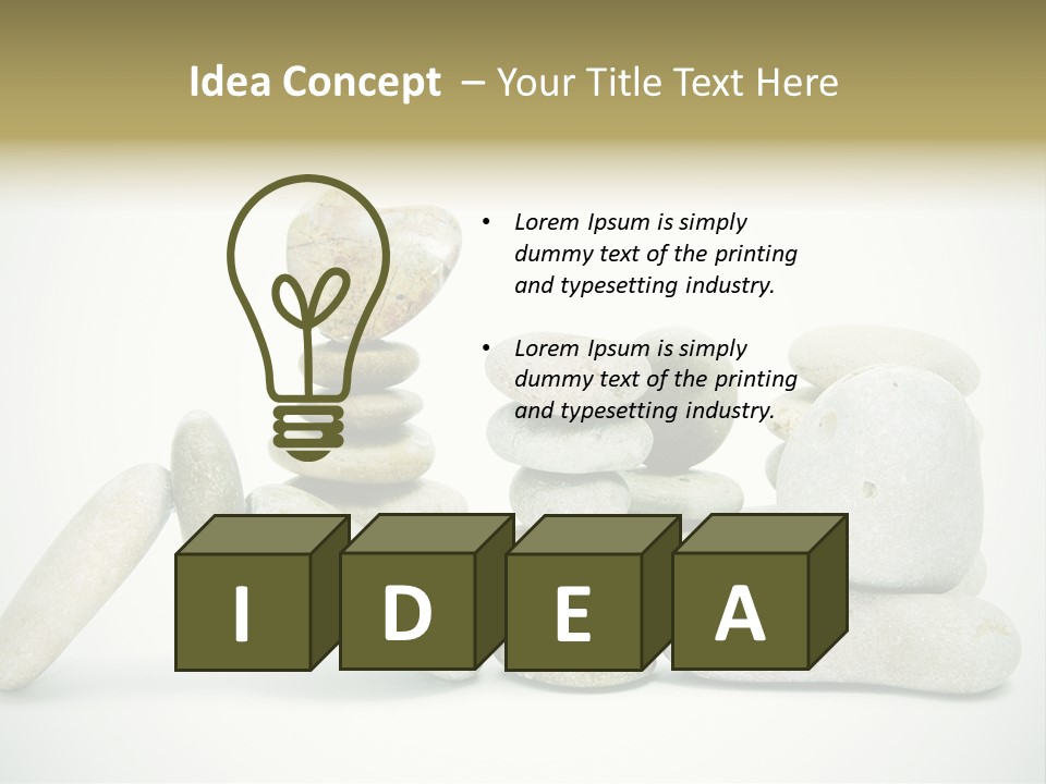 Spa Therapy Peace PowerPoint Template