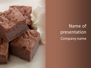 Metal Sugar Square PowerPoint Template