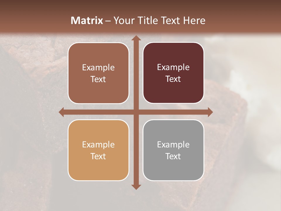 Metal Sugar Square PowerPoint Template
