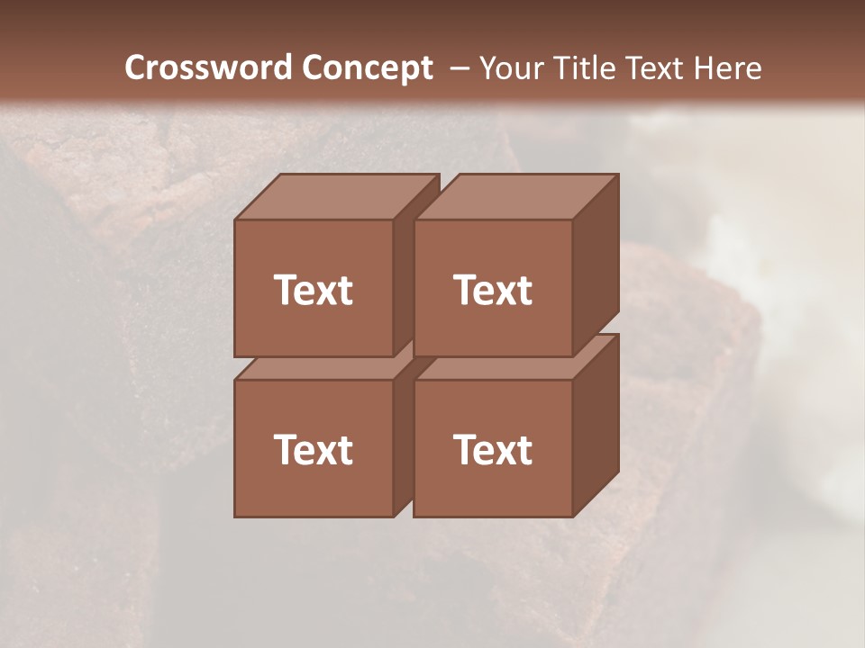 Metal Sugar Square PowerPoint Template
