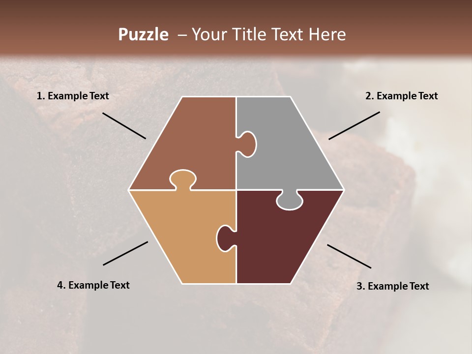 Metal Sugar Square PowerPoint Template