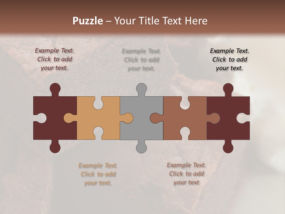 Metal Sugar Square PowerPoint Template