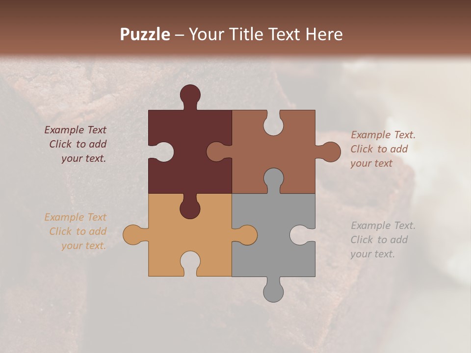 Metal Sugar Square PowerPoint Template