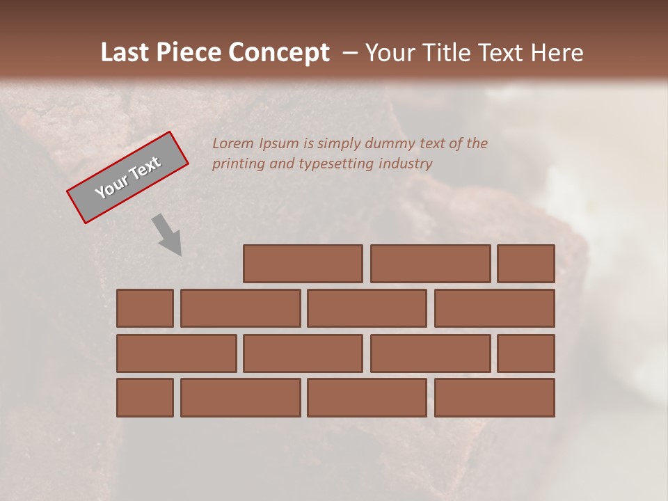 Metal Sugar Square PowerPoint Template