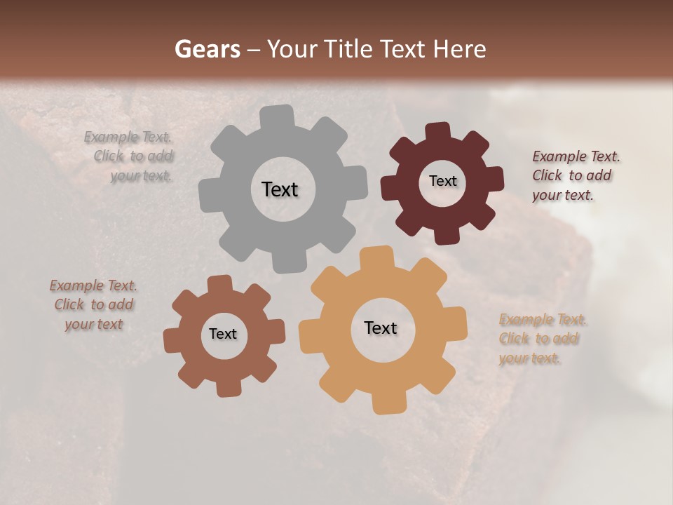 Metal Sugar Square PowerPoint Template