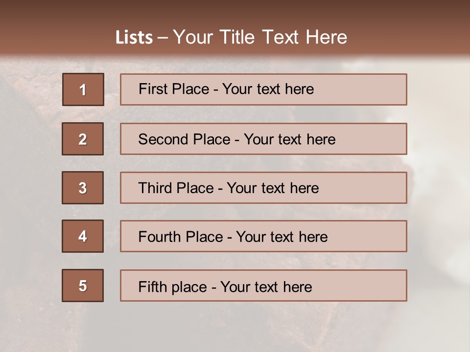 Metal Sugar Square PowerPoint Template