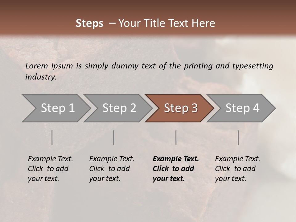 Metal Sugar Square PowerPoint Template