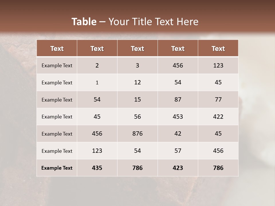 Metal Sugar Square PowerPoint Template