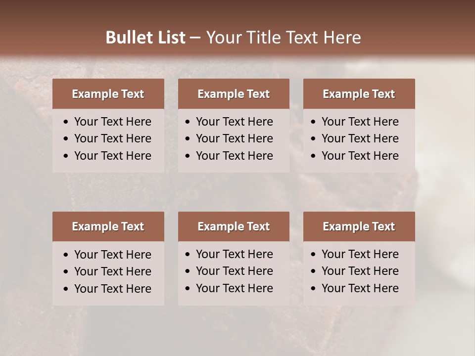 Metal Sugar Square PowerPoint Template