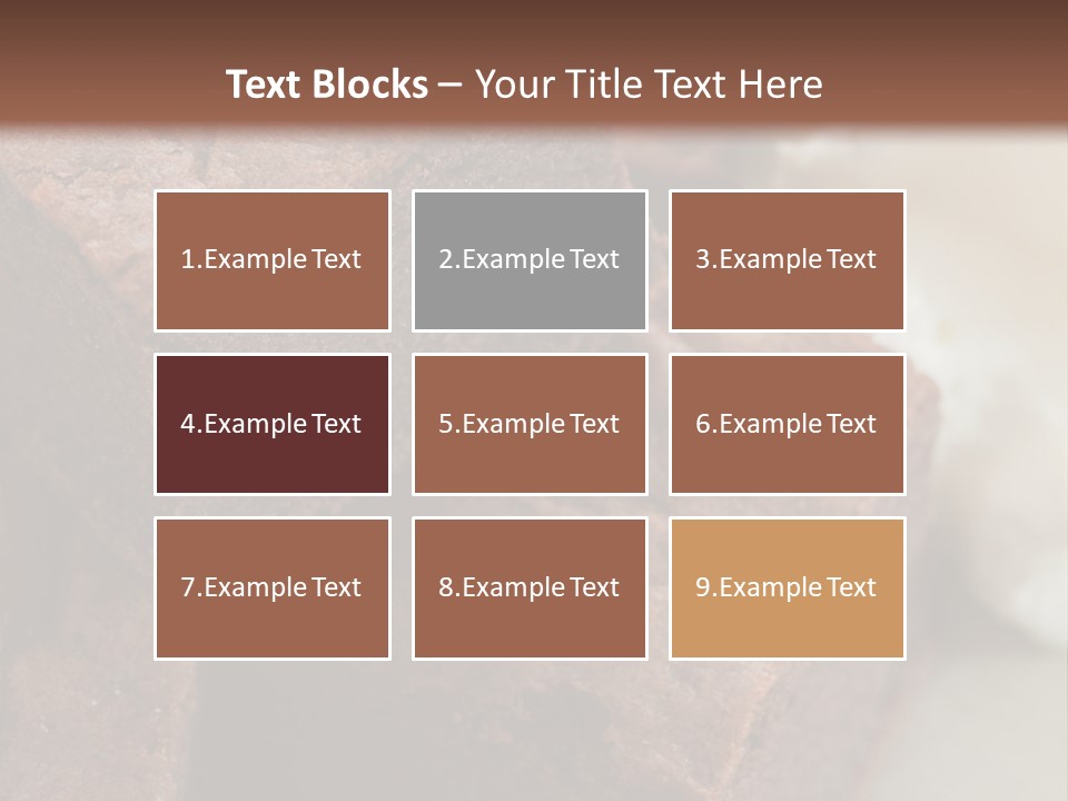 Metal Sugar Square PowerPoint Template