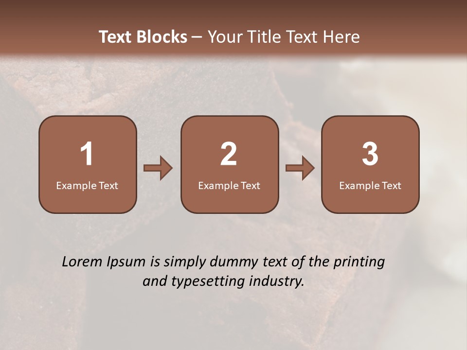 Metal Sugar Square PowerPoint Template
