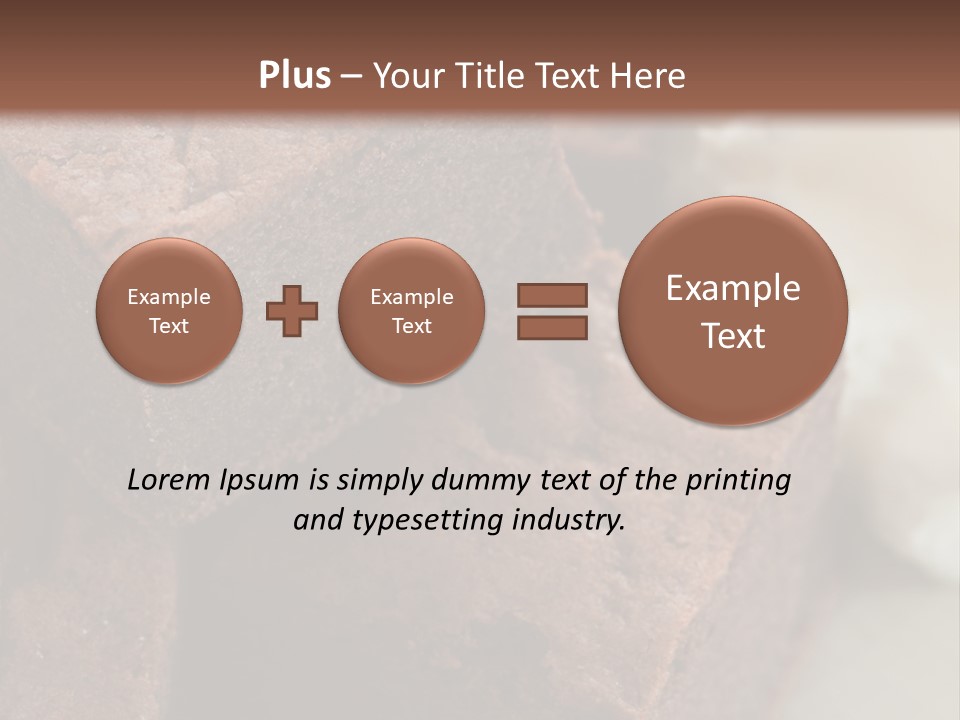 Metal Sugar Square PowerPoint Template