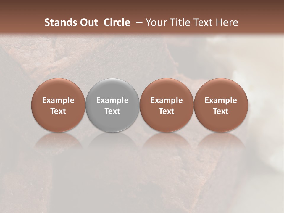 Metal Sugar Square PowerPoint Template