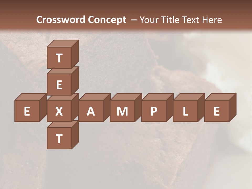 Metal Sugar Square PowerPoint Template