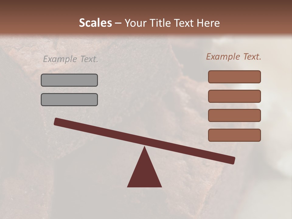 Metal Sugar Square PowerPoint Template