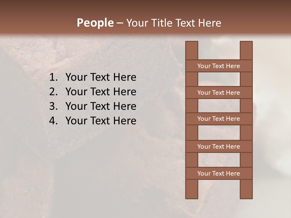 Metal Sugar Square PowerPoint Template