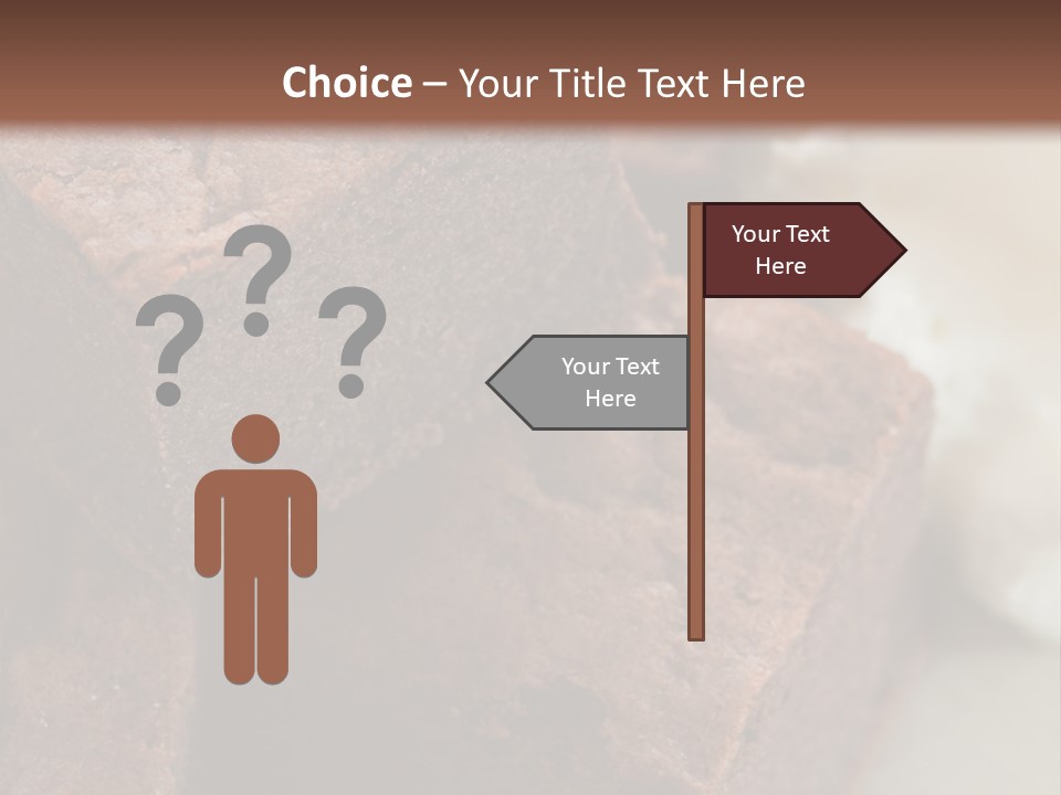 Metal Sugar Square PowerPoint Template