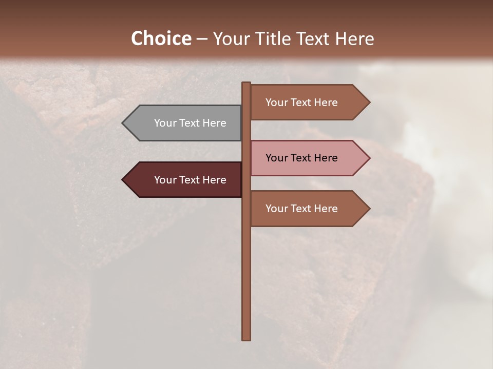 Metal Sugar Square PowerPoint Template