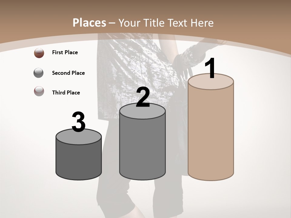 Female Catalog Young PowerPoint Template