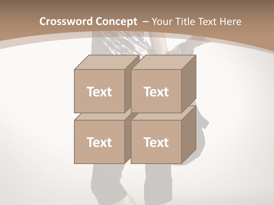 Female Catalog Young PowerPoint Template