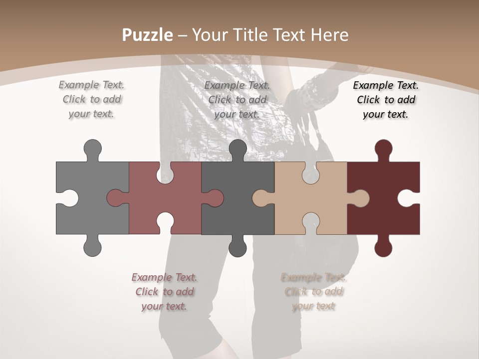 Female Catalog Young PowerPoint Template