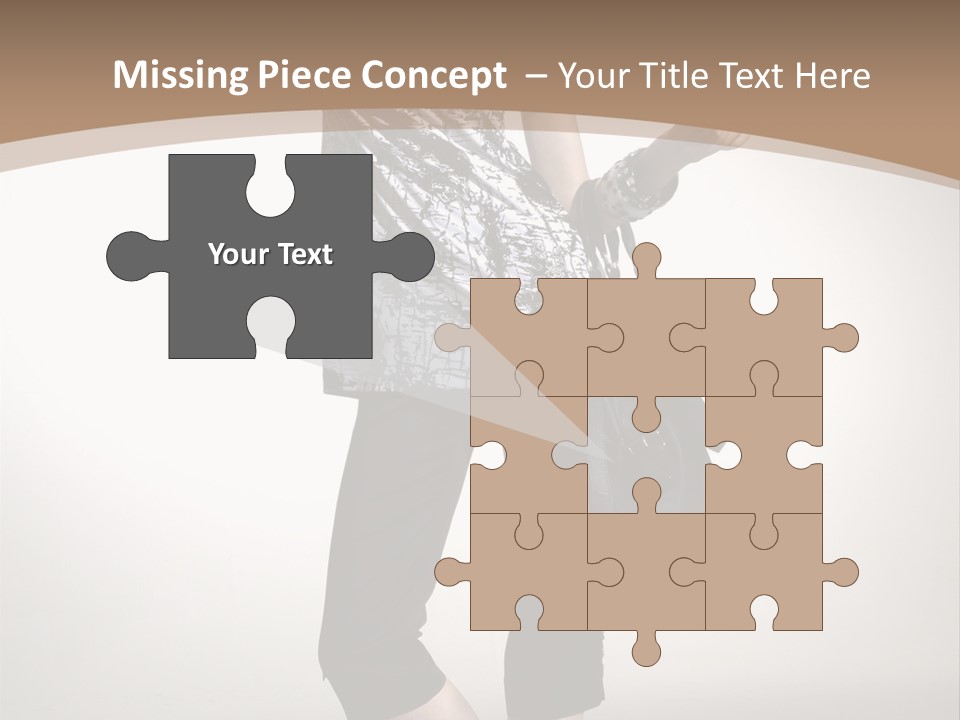 Female Catalog Young PowerPoint Template