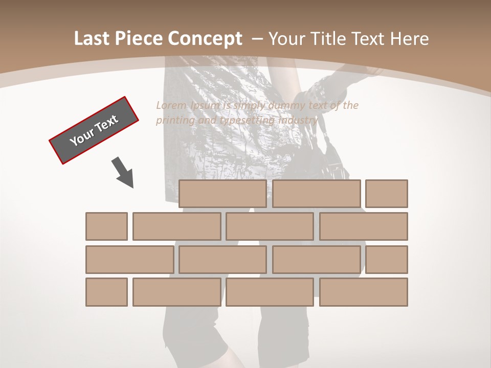 Female Catalog Young PowerPoint Template