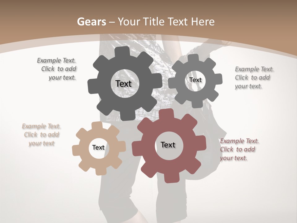 Female Catalog Young PowerPoint Template