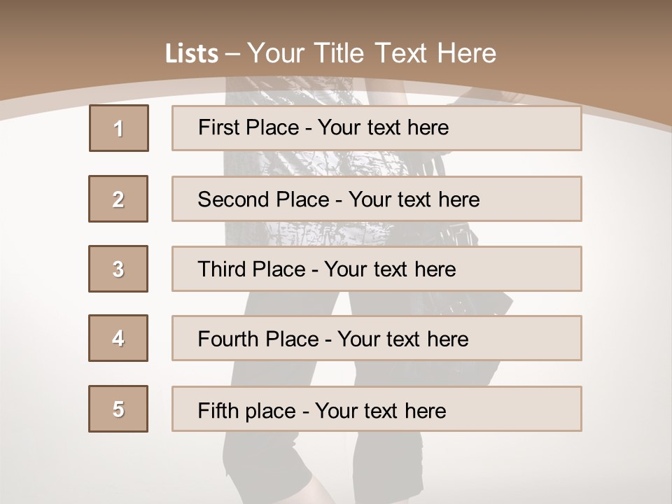 Female Catalog Young PowerPoint Template