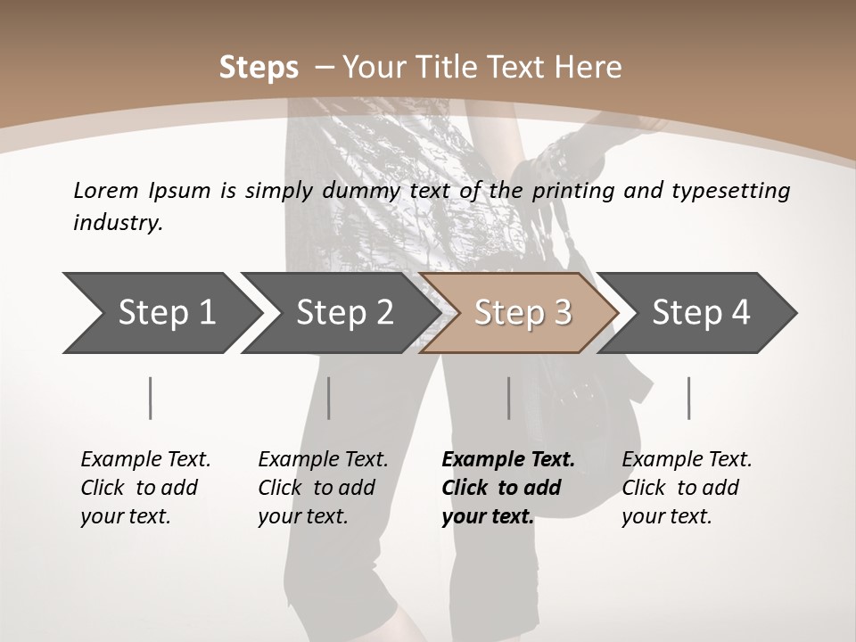 Female Catalog Young PowerPoint Template