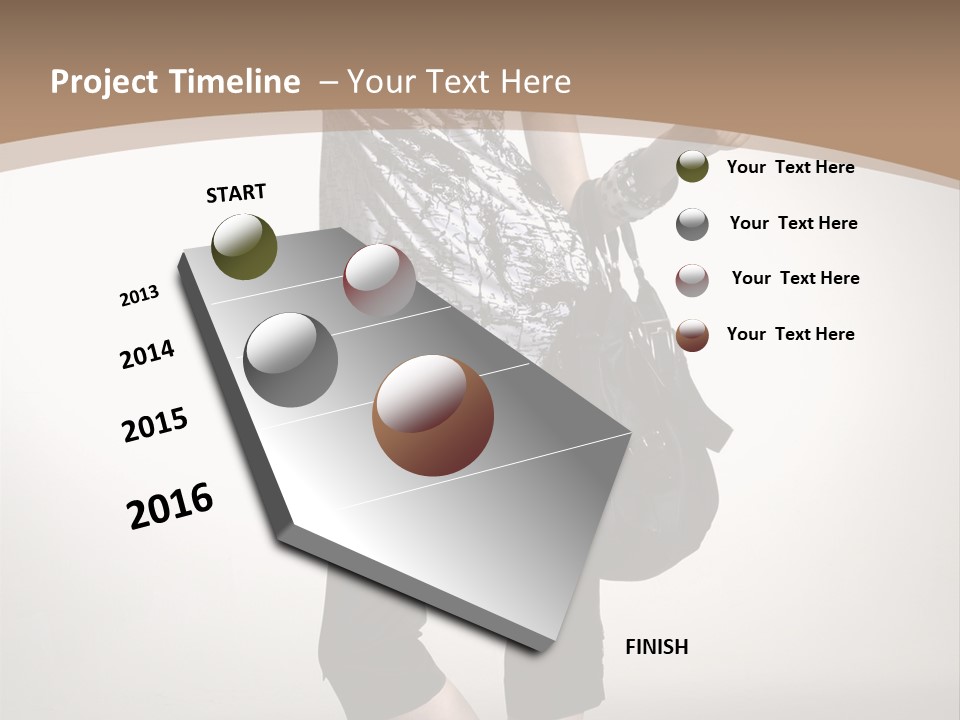 Female Catalog Young PowerPoint Template