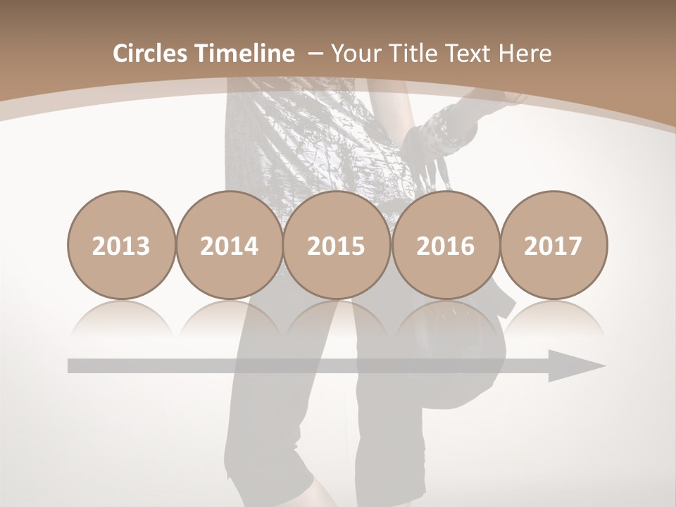 Female Catalog Young PowerPoint Template