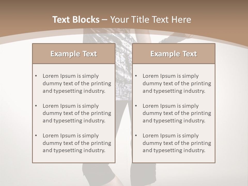 Female Catalog Young PowerPoint Template