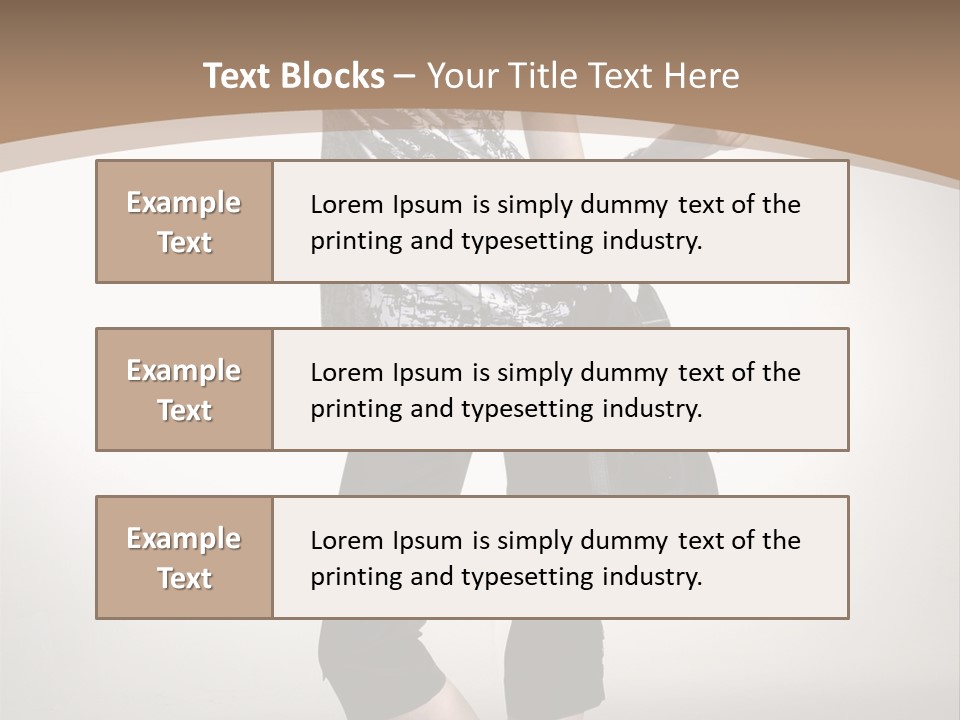 Female Catalog Young PowerPoint Template