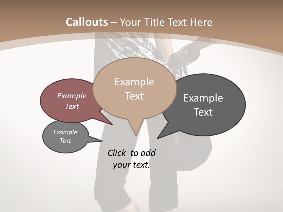 Female Catalog Young PowerPoint Template